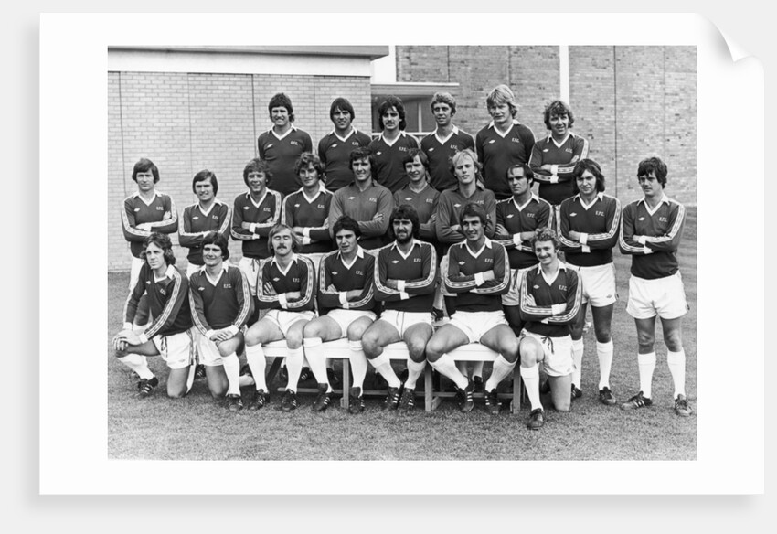 Everton squad pose for a group photograph by Anonymous