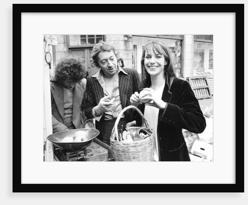 Jane Birkin and husband Serge Gainsbourg by Eric Harlow