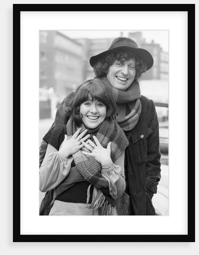 Tom Baker with Elisabeth Sladen by Ron Burton