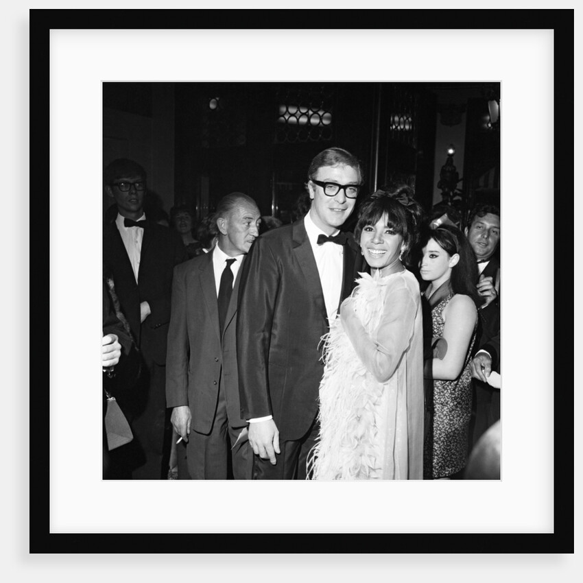 Michael Caine and Shirley Bassey by Eric Harlow
