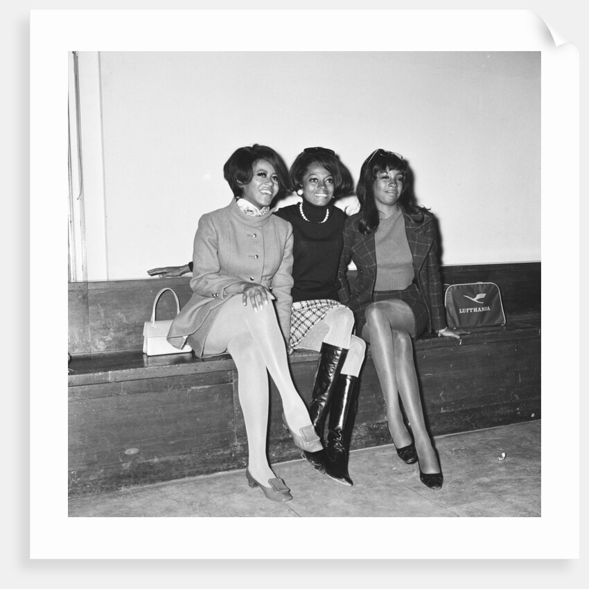 The Supremes at Heathrow by Crawshaw