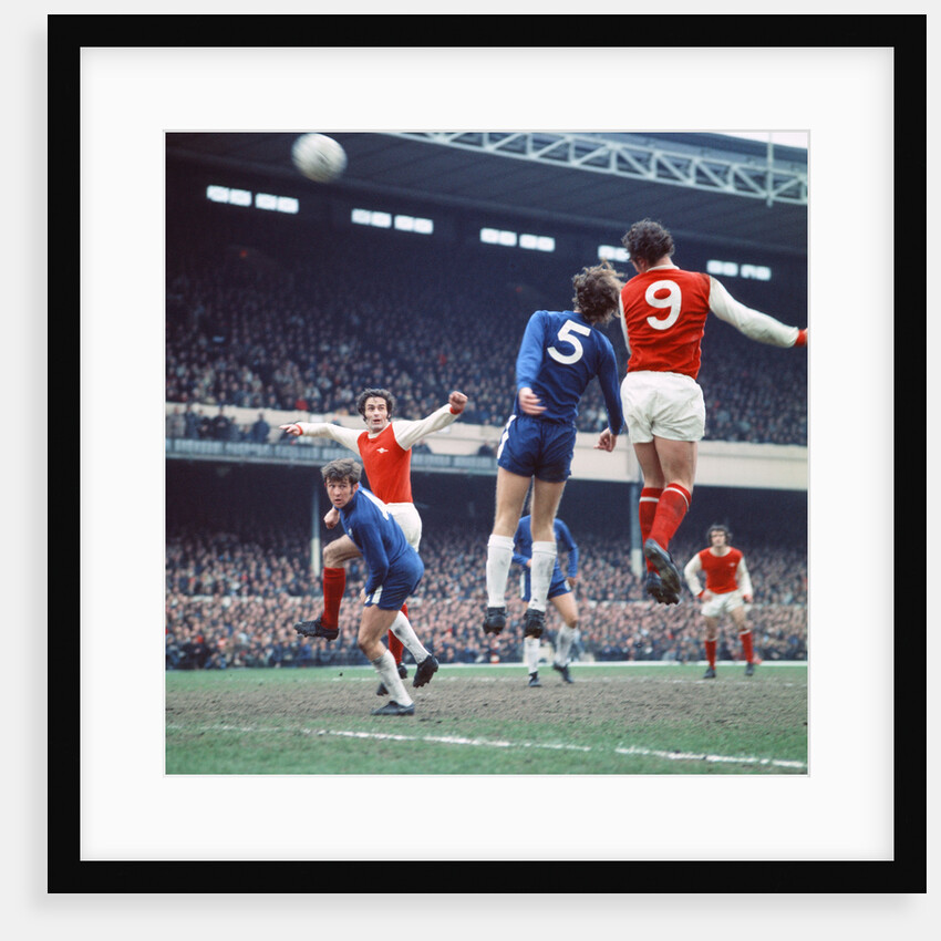 Arsenal v Chelsea league match April 1971. by Staff