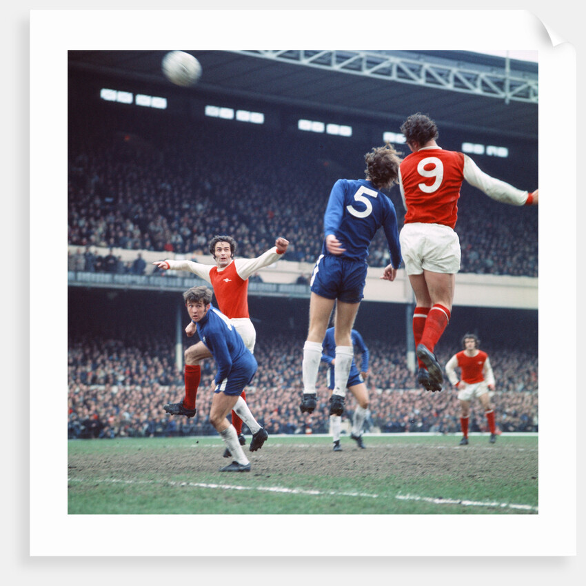 Arsenal v Chelsea league match April 1971. by Staff
