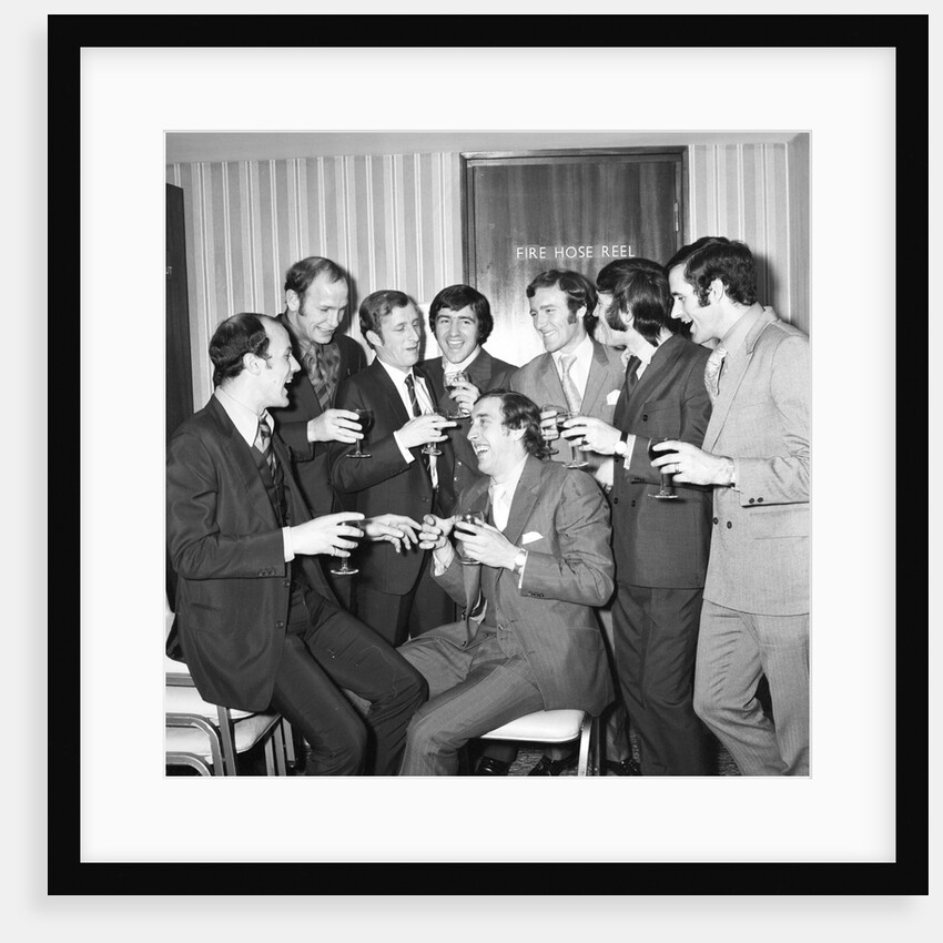 Football Players Night Out by Monte Fresco