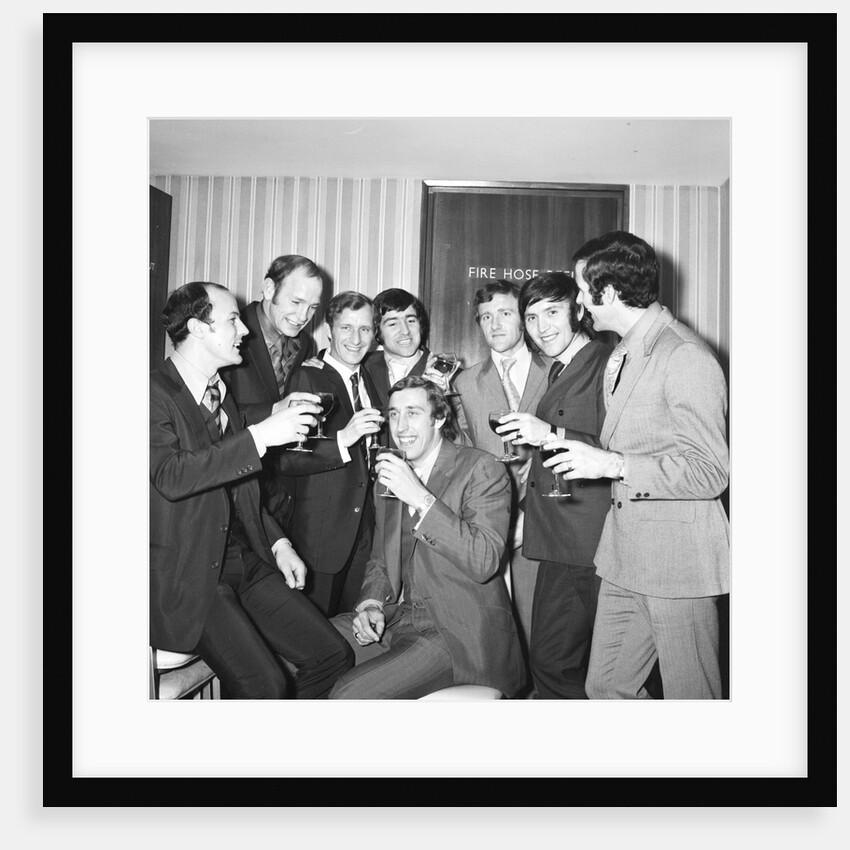 Football Players Night Out by Monte Fresco