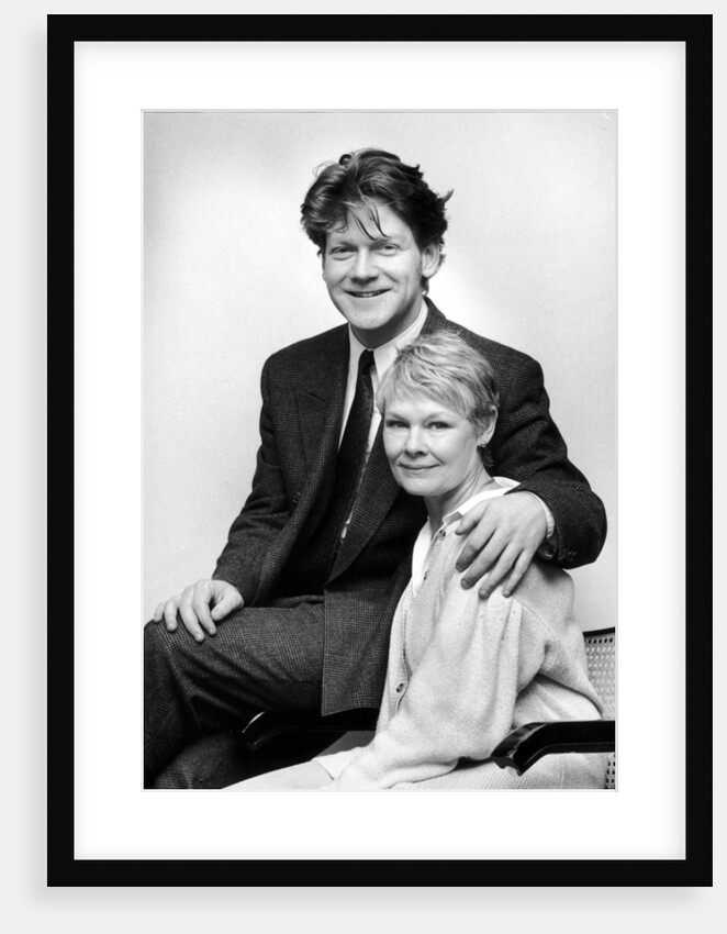 Dame Judi Dench and Kenneth Branagh at the Birmingham Repertory Theatre. by Randle