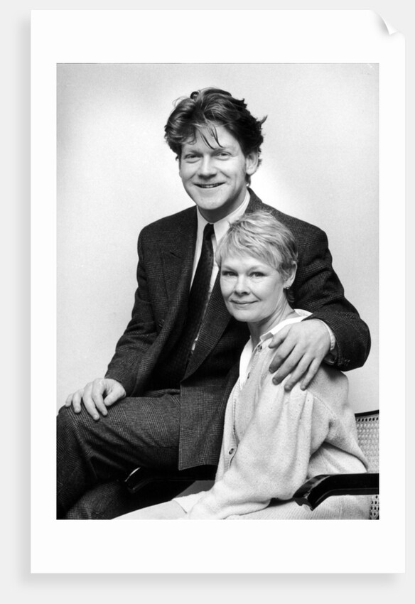 Dame Judi Dench and Kenneth Branagh at the Birmingham Repertory Theatre. by Randle