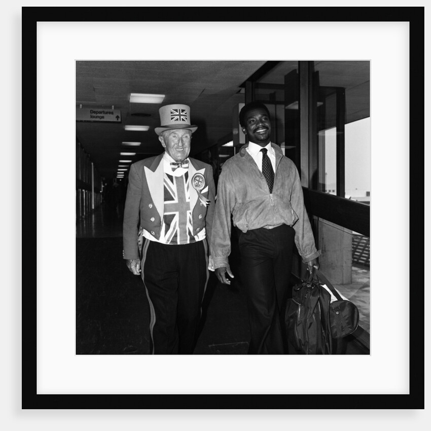 Laurie Cunningham at Heathrow Airport by Monte Fresco