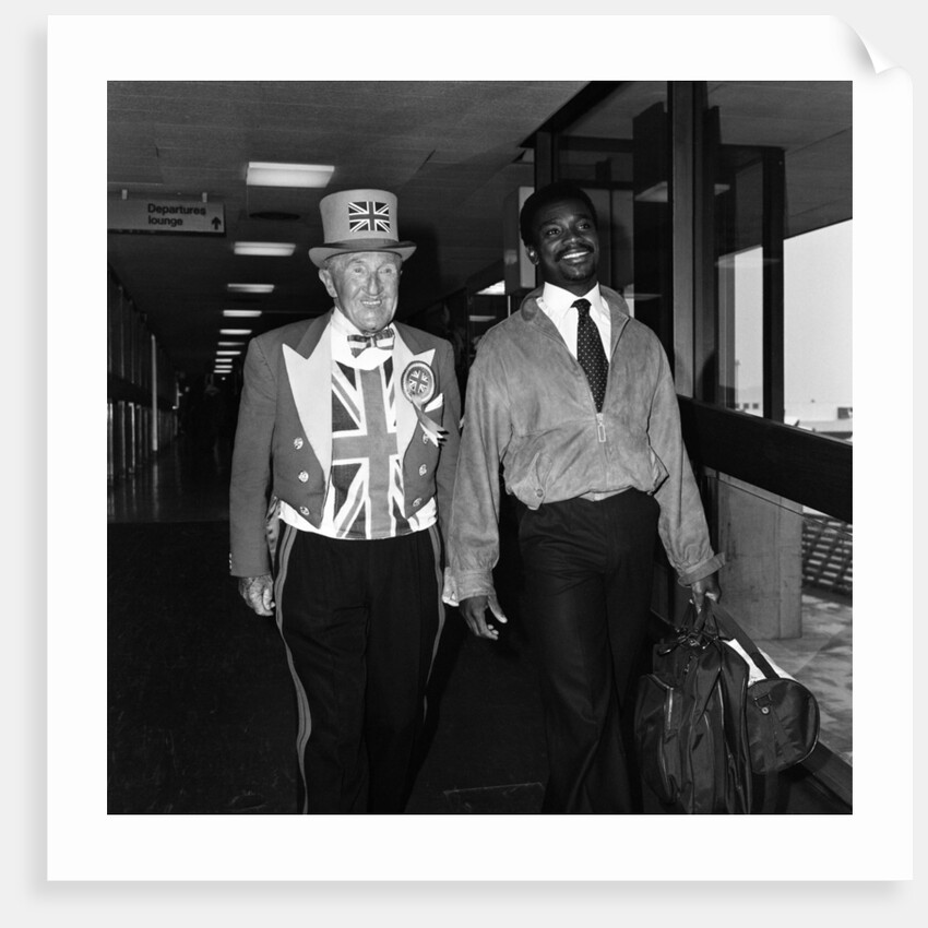 Laurie Cunningham at Heathrow Airport by Monte Fresco