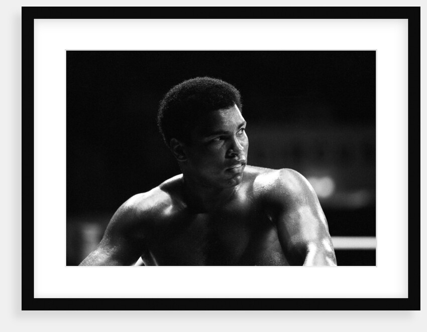 Muhammad Ali at his training camp in Munich. by Staff