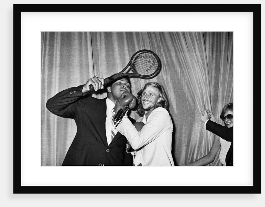 Muhammad Ali and Bjorn Borg by Staff