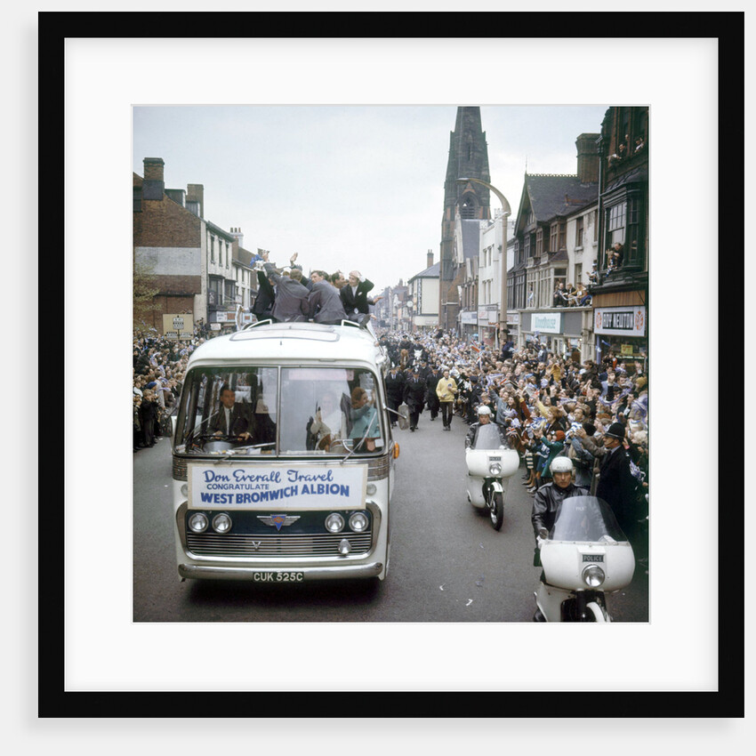 West Bromwich Albion return home with FA Cup 198. by Charles Ley