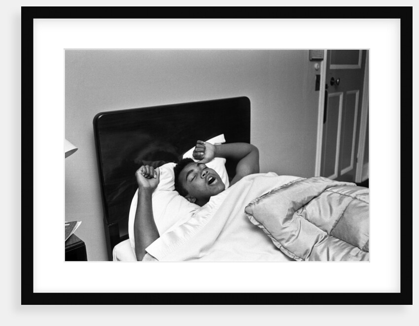 Cassius Clay catches up on some sleep by Ley & Sidey