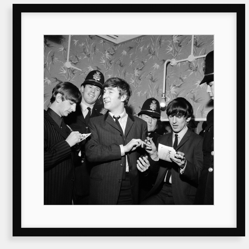 Pop Group The Beatles 1963 by Staff