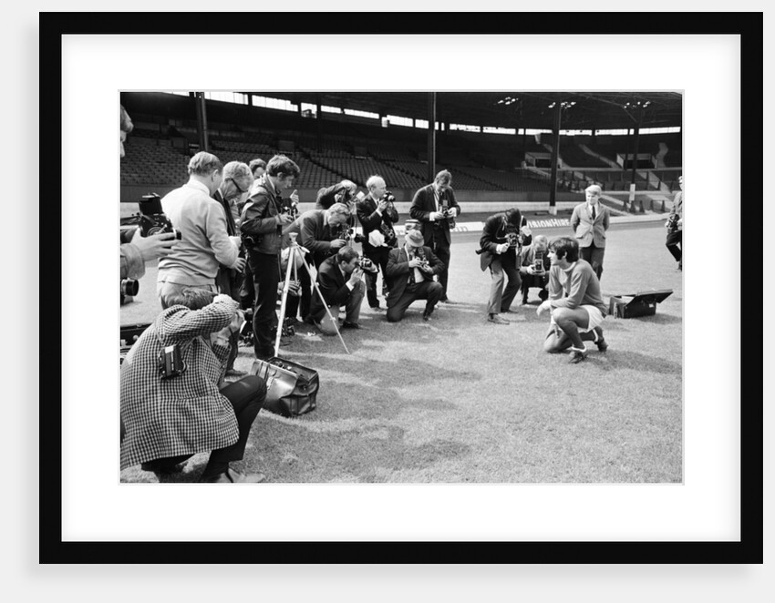 George Best and  girlfriend by Alfred Markey