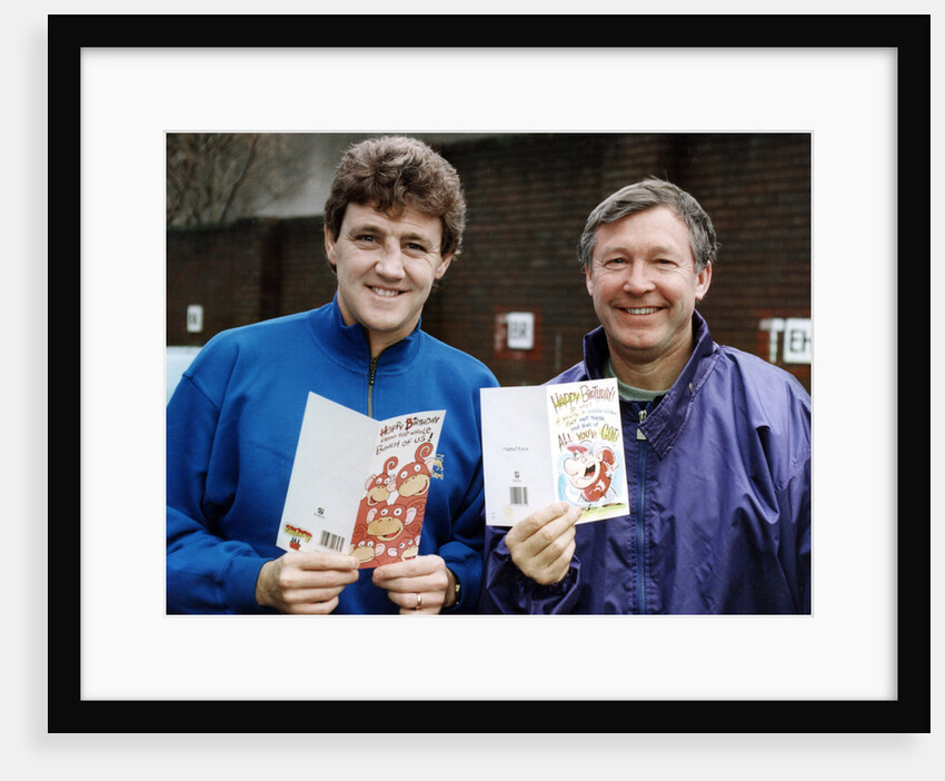 Manchester United manager Alex Ferguson and Steve Bruce by Fox