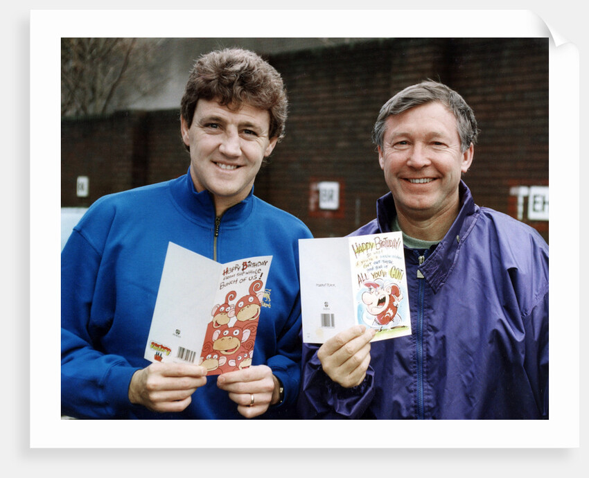 Manchester United manager Alex Ferguson and Steve Bruce by Fox