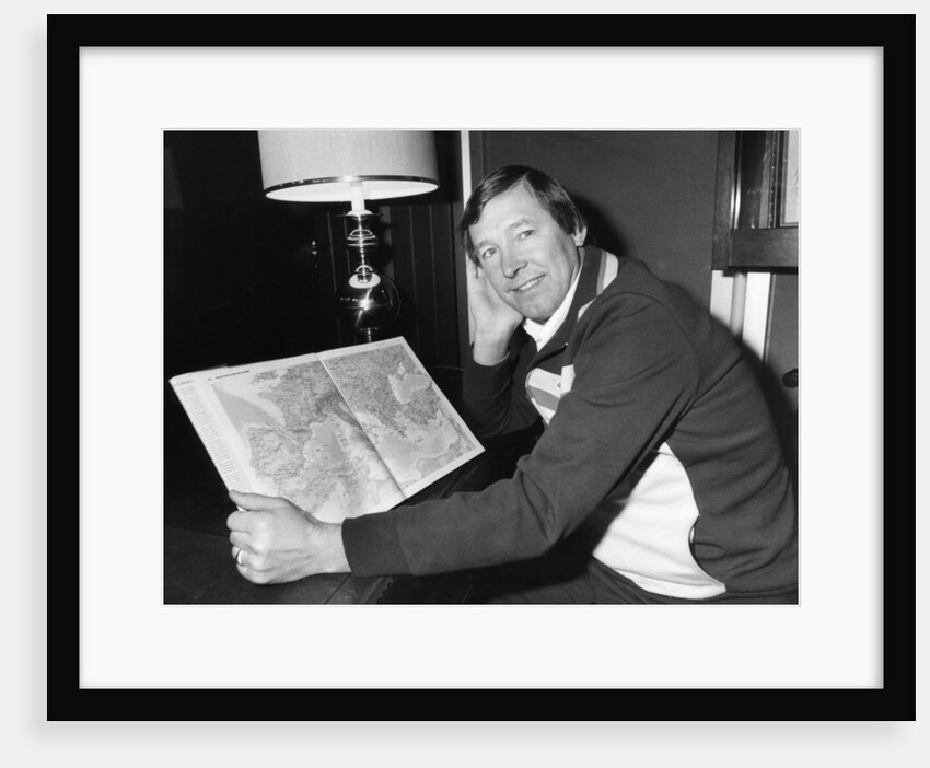 Aberdeen  manager Alex Ferguson 1982 by Randolph Caughie