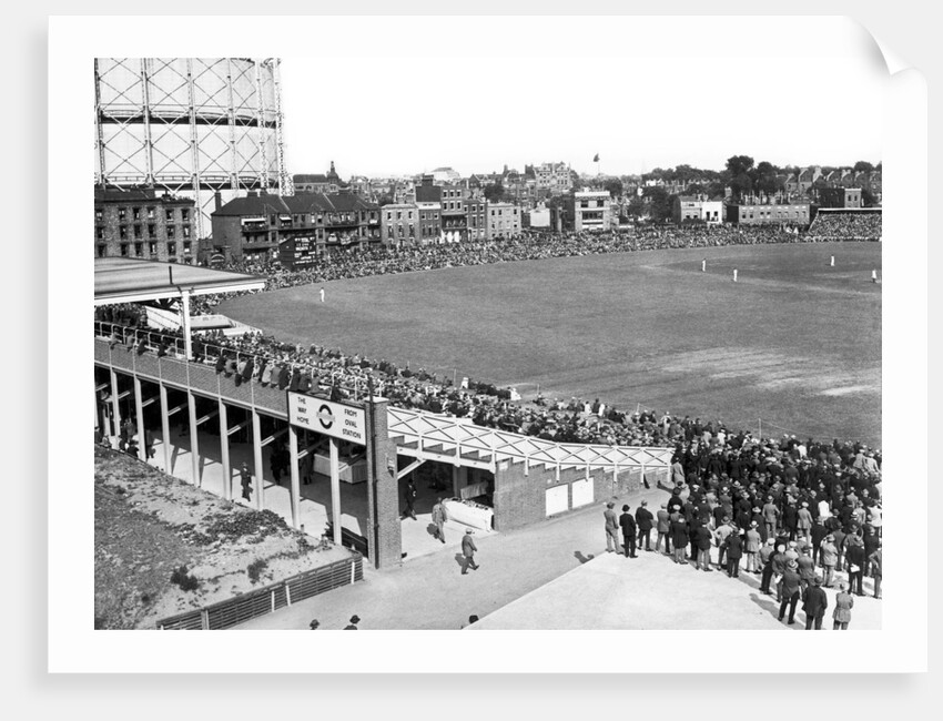 General view of the Oval cricket ground August 1947. by Staff