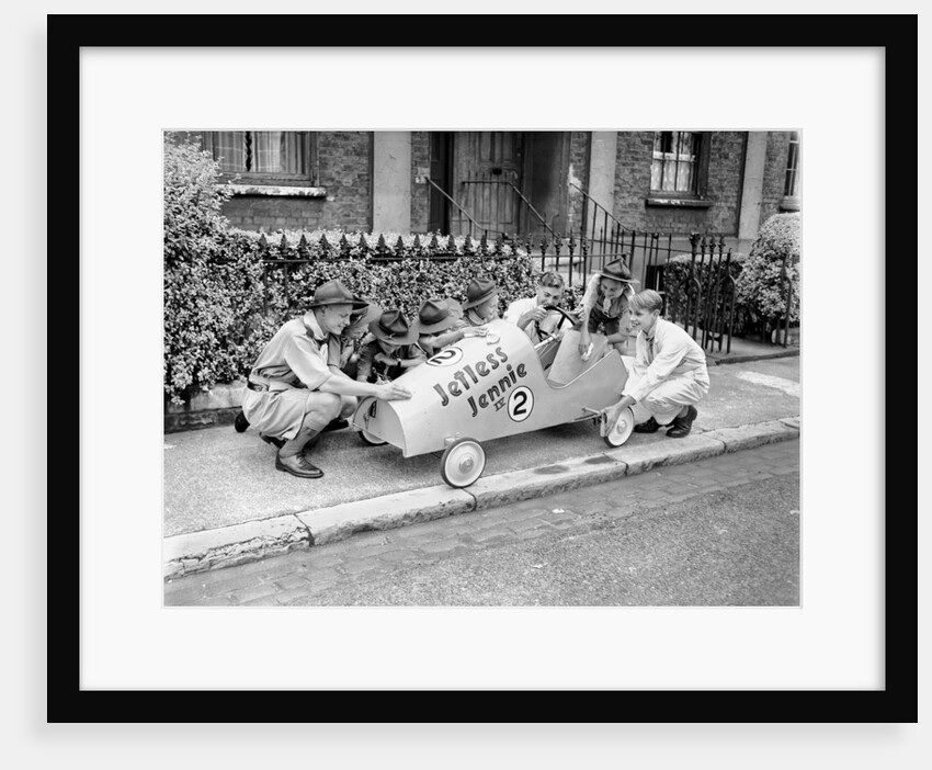 Soapbox Derby 1954 by Staff