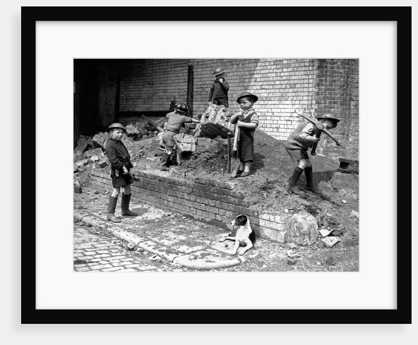 Children in the Blitz by Staff