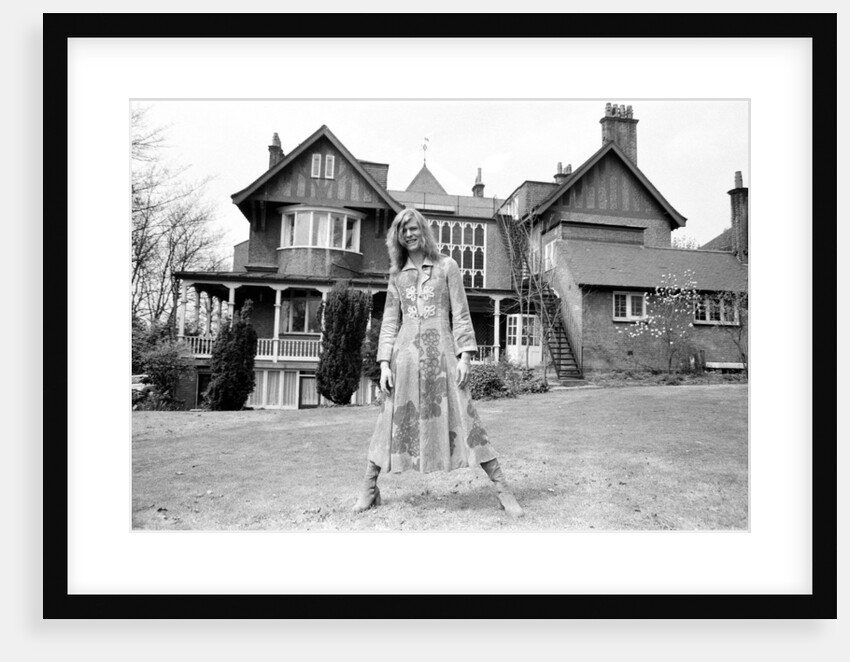 David Bowie, Haddon Hall, 1971 by Peter Stone
