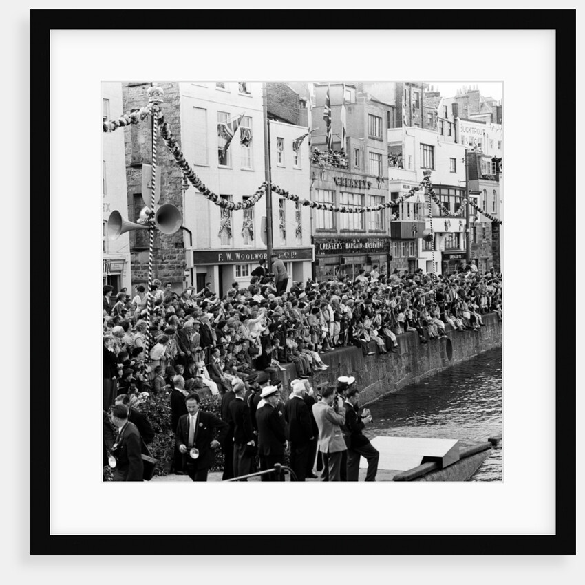 St Peter Port in Guernsey 1957 by Malcolm MacNeil