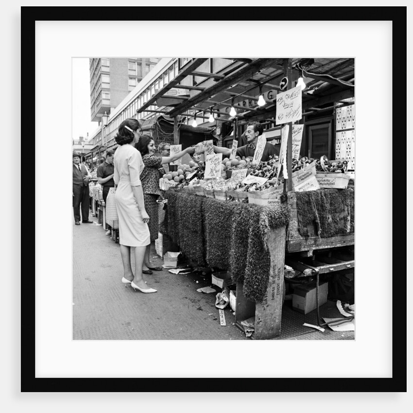 Soho Berwick Market 1963 by Staff
