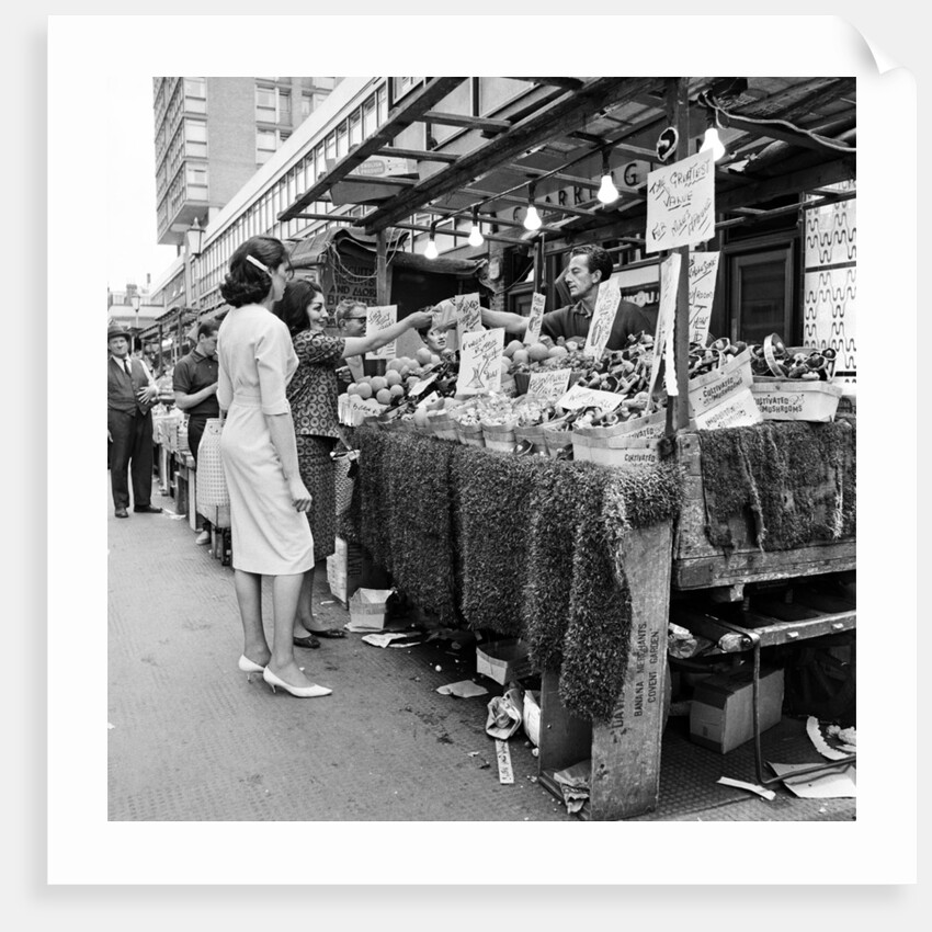 Soho Berwick Market 1963 by Staff