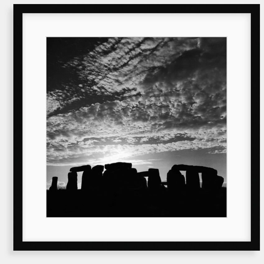 Sunset over Stonehenge by Staff
