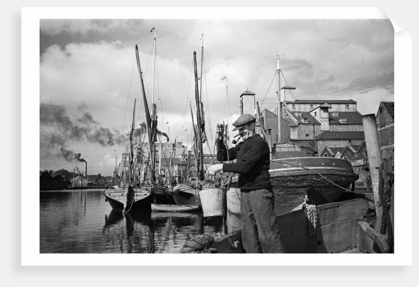 Ipswich Docks, 1946 by George Greenwell