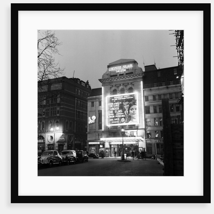 Exterior view of the Leicester Square Theatre 1958 by Staff