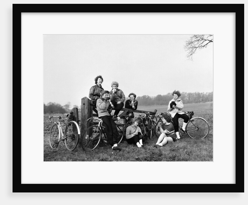 Cycling Girls 1951 by Daily Mirror