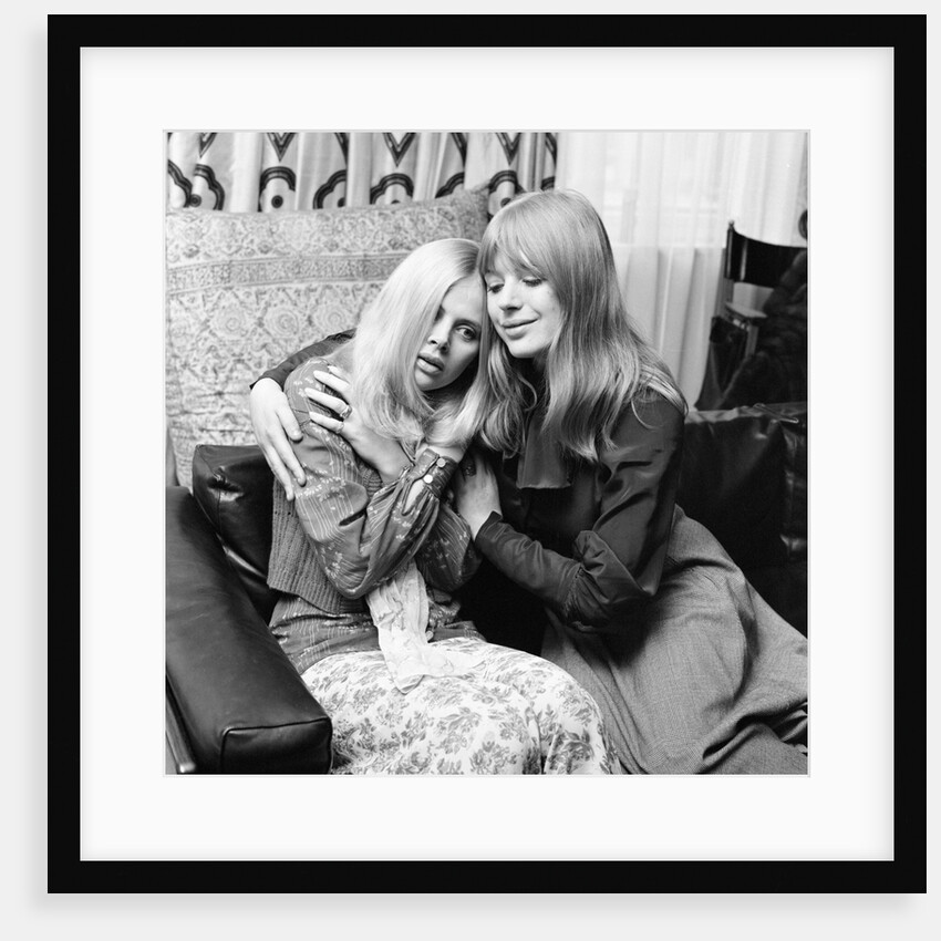 Marianne Faithfull 1971 by George Greenwell