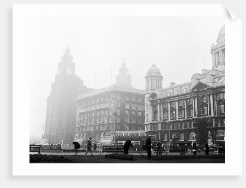 Unemployed and views of Liverpool 1962 by Owens
