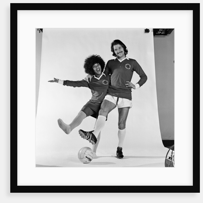 Frank worthington and Linda Lewis 1974 by Doreen Spooner