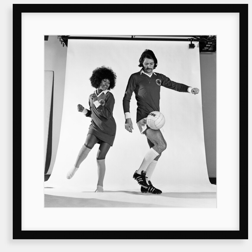 Frank worthington and Linda Lewis 1974 by Doreen Spooner
