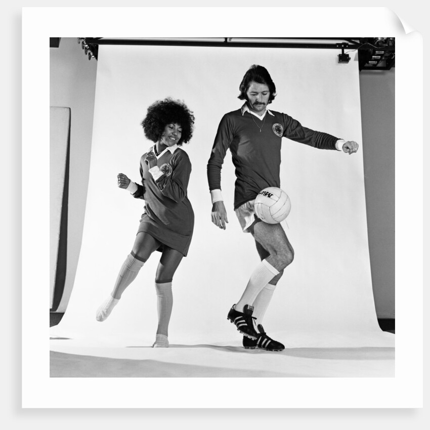 Frank worthington and Linda Lewis 1974 by Doreen Spooner