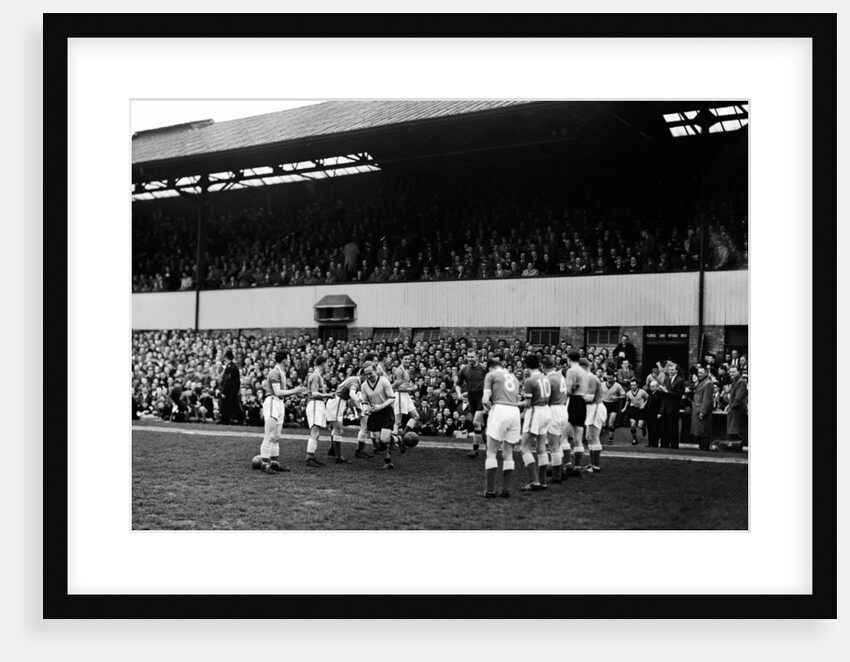 Wolverhampton Wanderers vs. Leicester 1959 by Bill Ellman