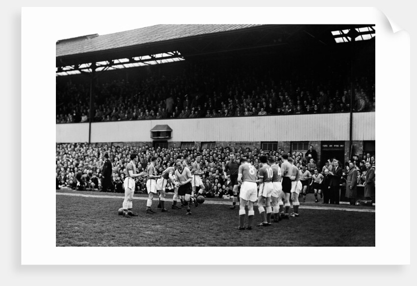 Wolverhampton Wanderers vs. Leicester 1959 by Bill Ellman