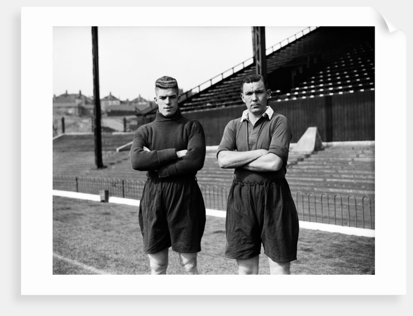 Sam Bartram and Bert Turner. by Reg Sayers