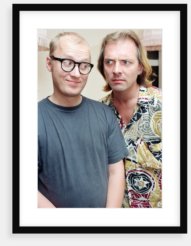 Rik Mayall and Ade Edmondson, 1991 by Wright