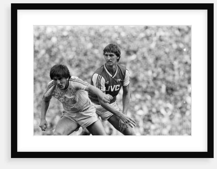 Arsenal v Liverpool Division One Football 1987 by Olley