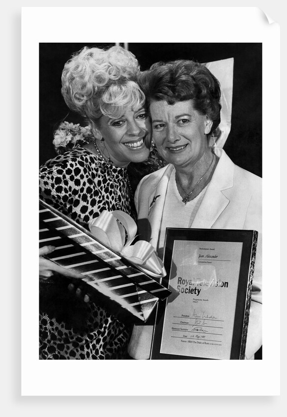 Jean Alexander and Julie Goodyear by Staff