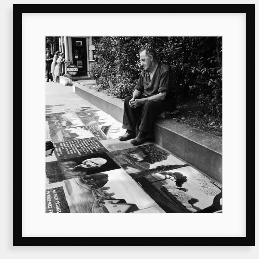 Pavement artist, 1946 by Staff