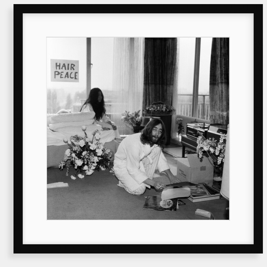 John Lennon and Yoko Ono, 1969 by Charles Ley