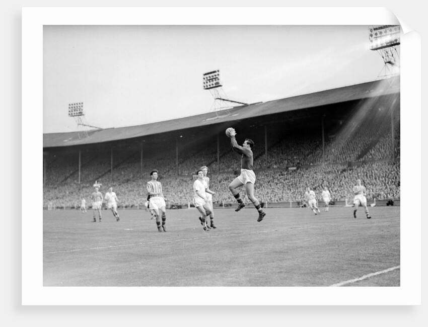 FA Cup Final 1957 by Ley Charman