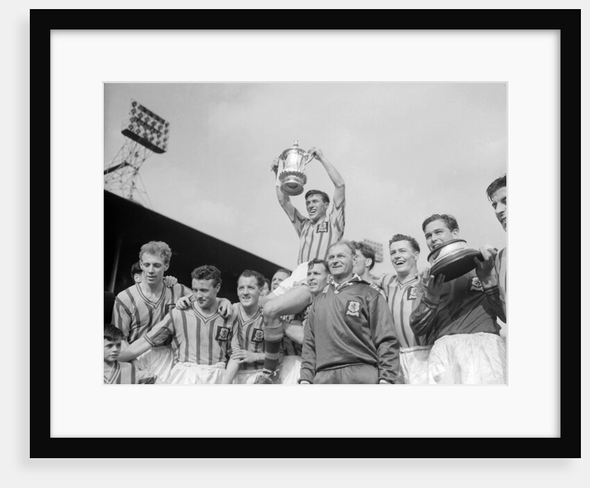 FA Cup Final 1957 by Ley Charman