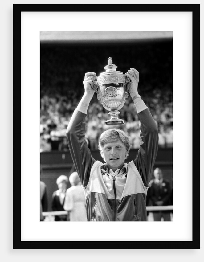 Boris Becker wins Wimbledon 1985 by Staff