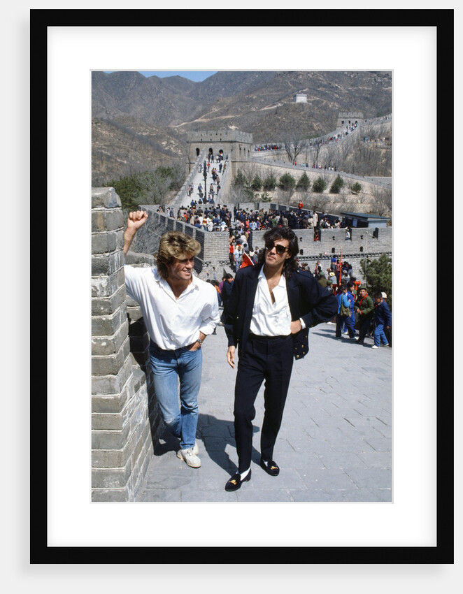 Wham visit to China 1985 by Kent Gavin